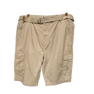 BLU ROCK ORIGINAL MENS KHAKI CARO SHORTS NWT